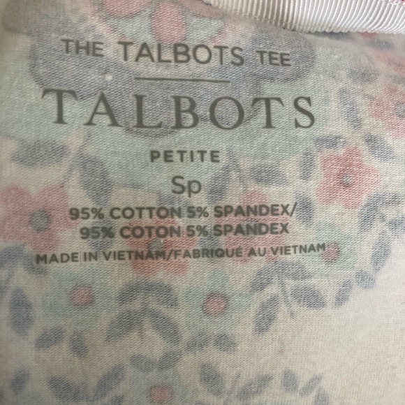 Talbots matching pattern print Tee and Skirt - Picture 6 of 8